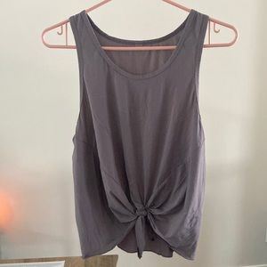 Babaton tie front tank top